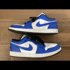 Nike Air Jordan 1 Low Game Royal 553558-124 Sneakers Shoes Size 16